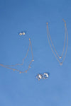 Night Sky Star Moon Gold Beaded Double Chocker Necklace /3 Pieces - Tasha Apparel Wholesale
