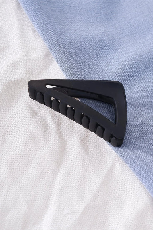 Matte Black Geo Claw Hair Clip /3 Pieces - Tasha Apparel Wholesale