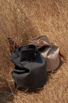 Ivory Suede Chain Handle Detail Fashion Bucket Bag /3 bags - Tasha Apparel Wholesale