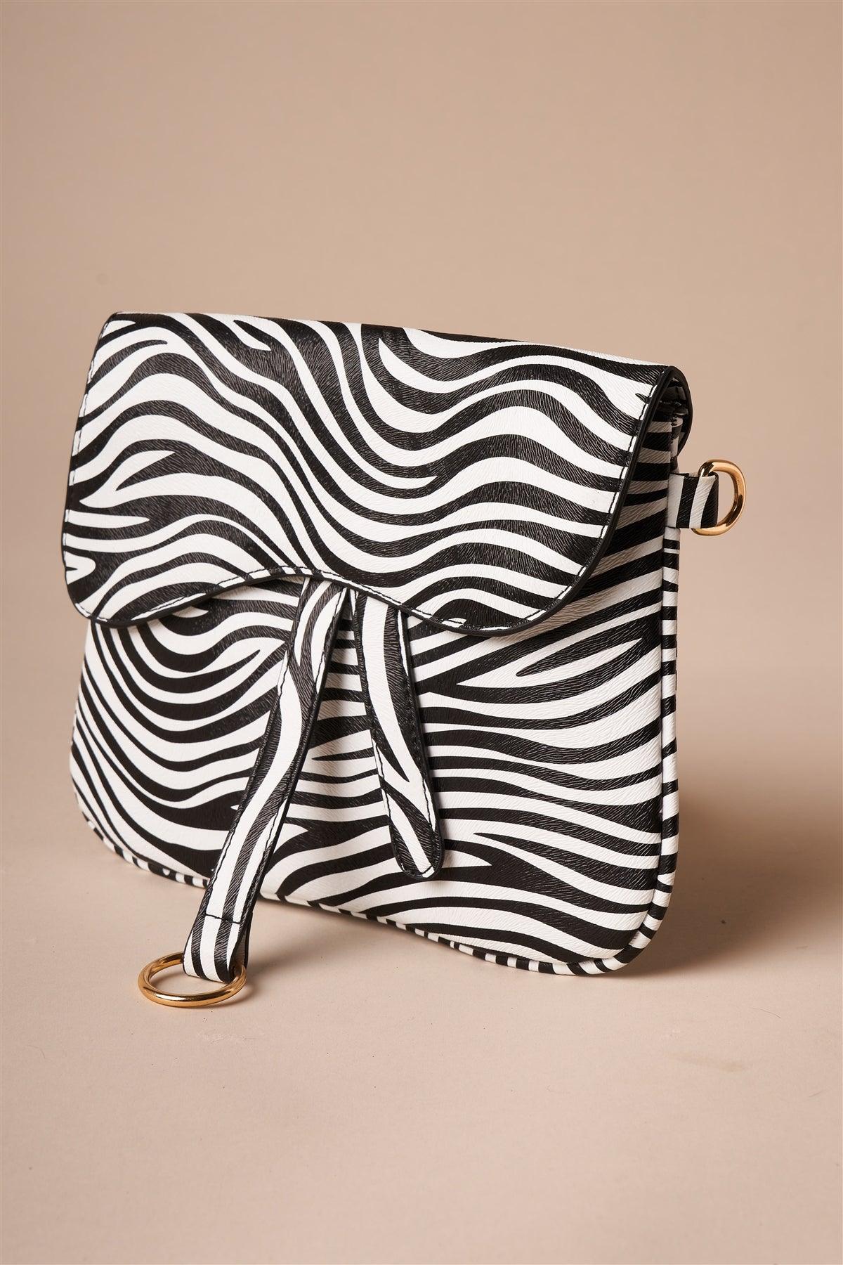 Zebra Print Retro Crossbody Bag /5 Bags
