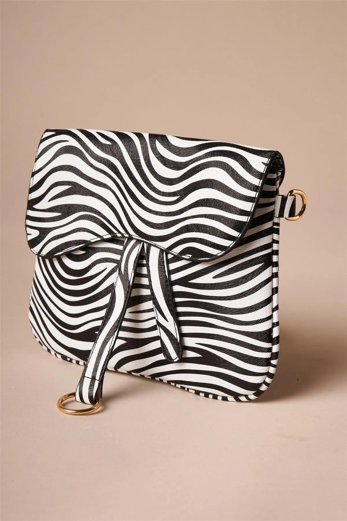 Zebra Print Retro Crossbody Bag /5 Bags - Tasha Apparel Wholesale