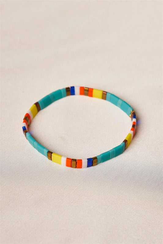 Multi-Colored Japanese Miyuki Beaded Bracelet /3 Pieces - Tasha Apparel Wholesale