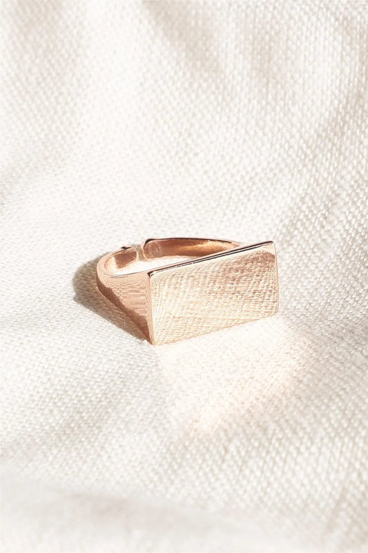 Rose Gold Solid Full Bar Ring /5 Pieces - Tasha Apparel Wholesale