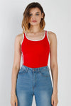 Stripe Detail Contrast Trim Sleeveless 3-Pk Bodysuit /3-3-3 - Tasha Apparel Wholesale