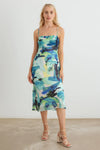 Multi Print Mesh Sleeveless Midi Dress - Tasha Apparel Wholesale