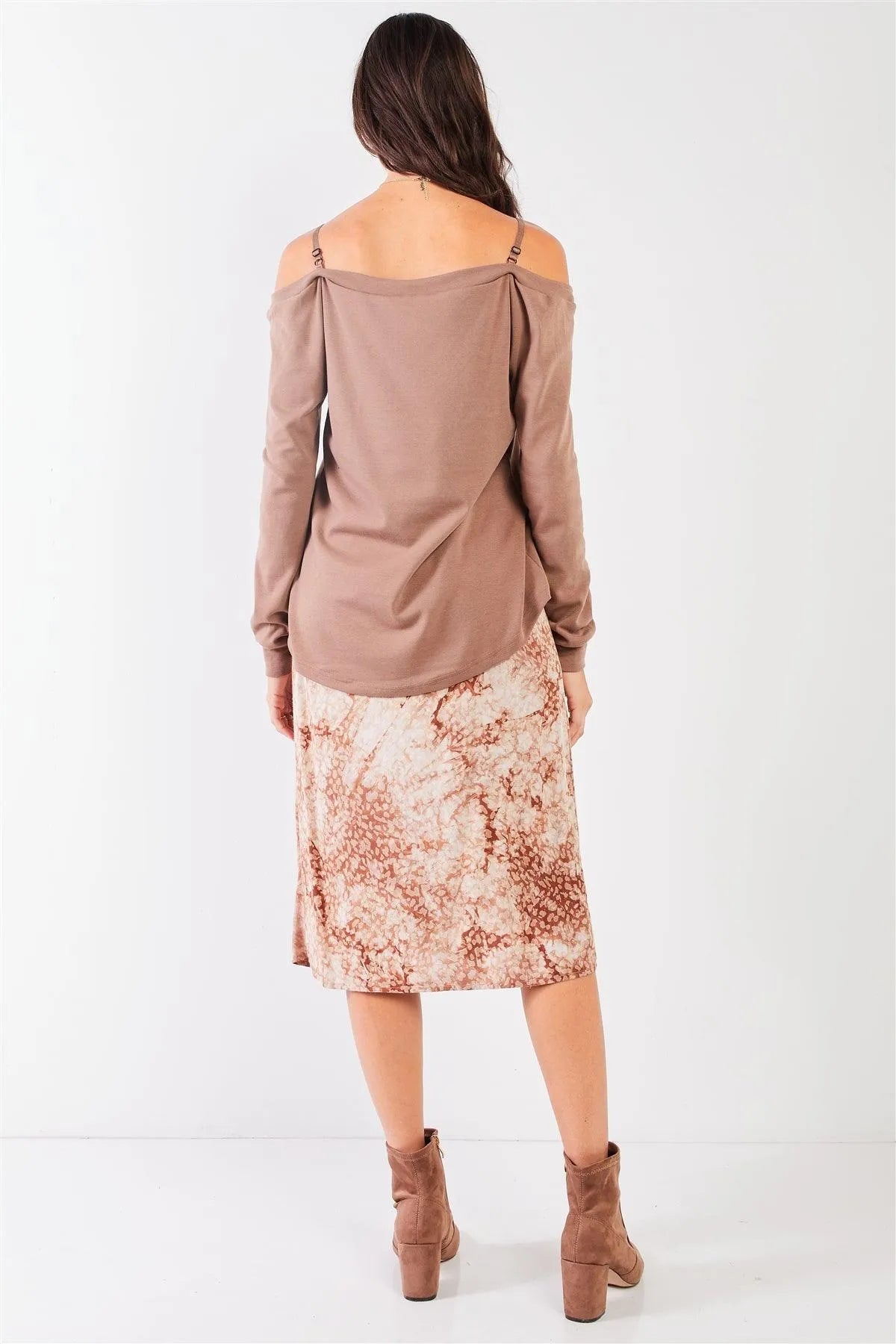 Off-The-Shoulder Lace Trim Sweetheart Neck Top - Tasha Apparel Wholesale