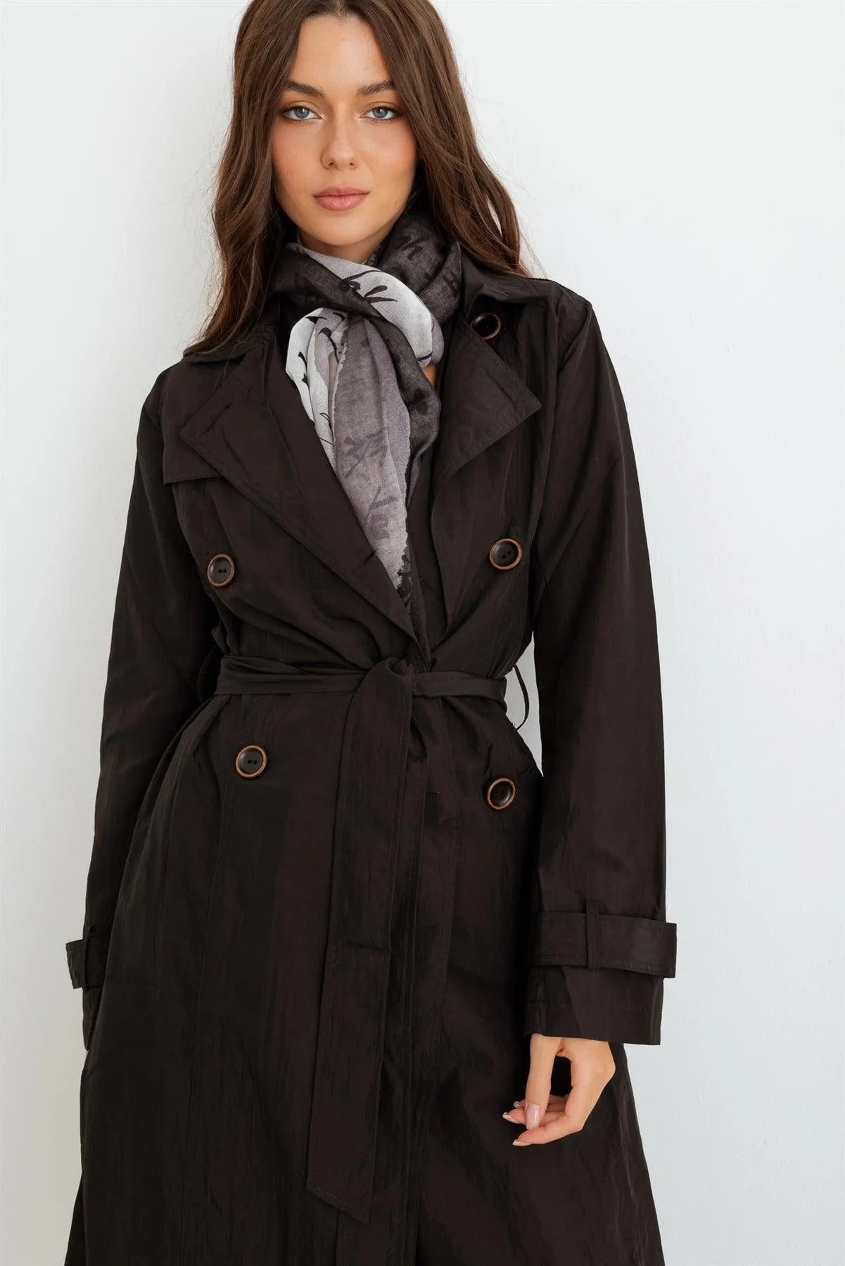 Hangul Design Korean Languages Long Shawl Scarf - Tasha Apparel Wholesale